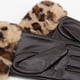 thumbnail image 2 of Guantes Mujer Cuerina Animal Print Con Puño Peludo Invierno cafe Talla Única, 2 of 4