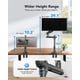 thumbnail image 4 of Brazo de monitor HUANUO Heavy Duty para 49 pulgadas, ultra ancho y 18,1 kg, 4 of 7