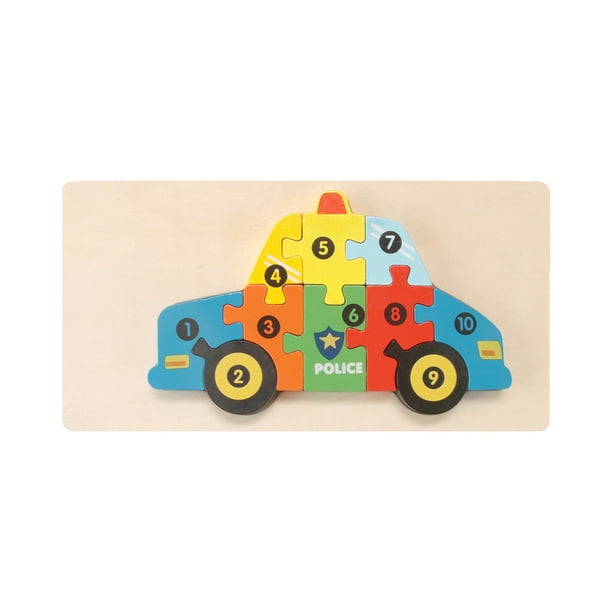 Montessori Wooden Toddler Puzzles For Kids, Montessori Toys For Toddlers, 3D Puzzle Educational Dinosaur Toy