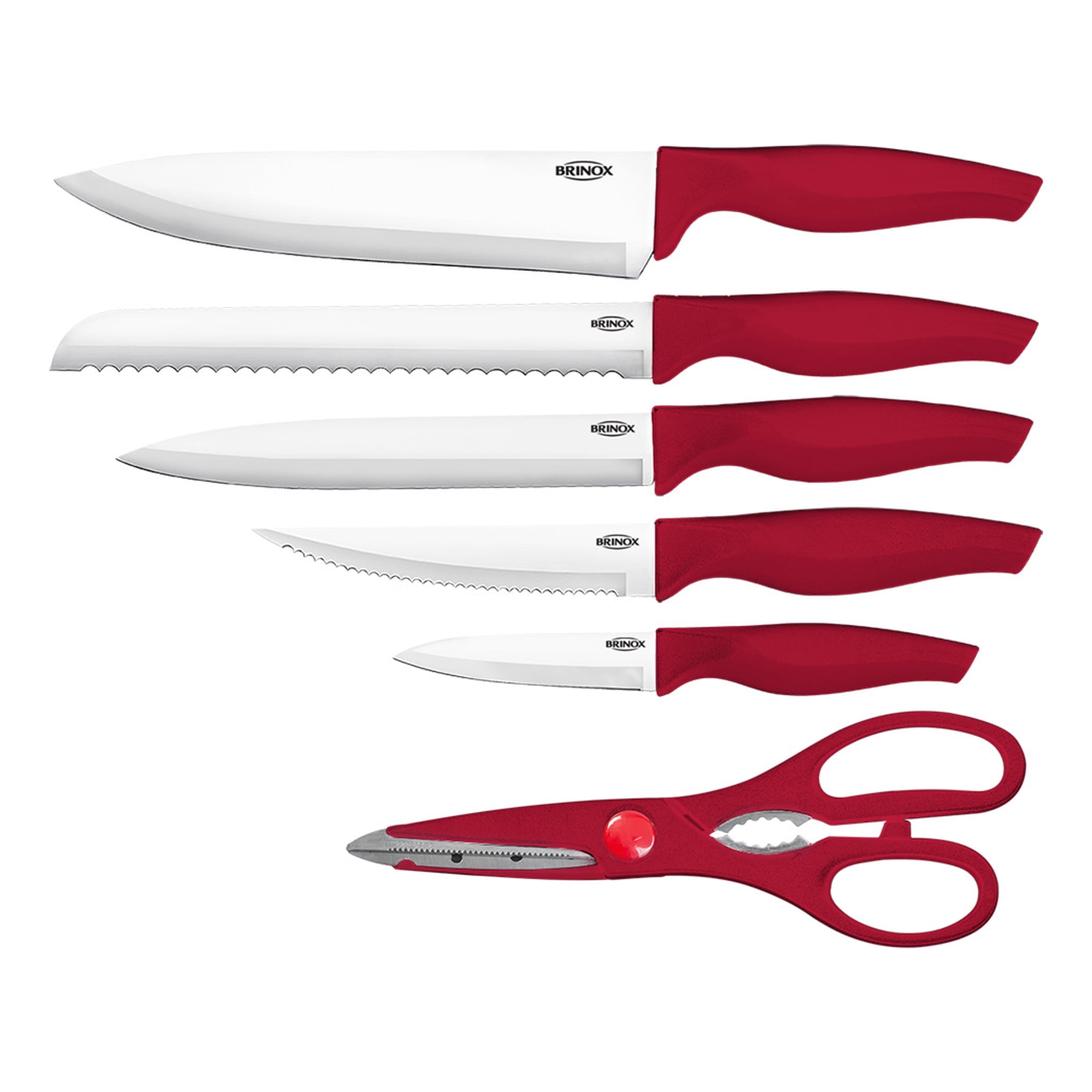 Juego De Cuchillos Cross Para Cocina Brinox 2556-370