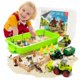 thumbnail image 1 of Cubo de basura sensorial Sandbox Kipipol Farm con arena sensorial de 1 kg y 40 juguetes, 1 of 7