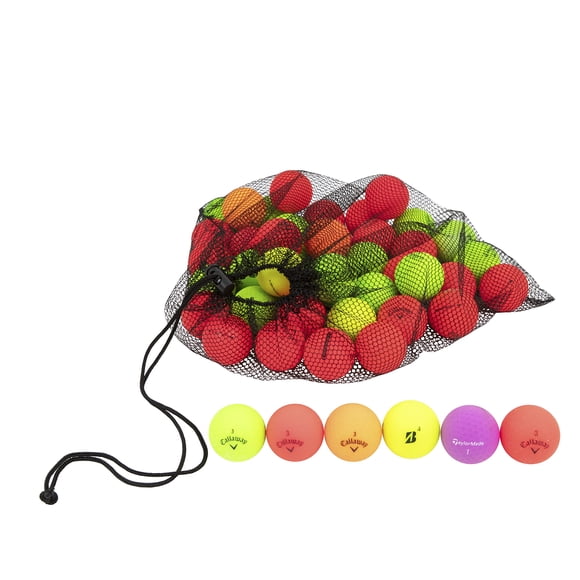 Paquete de 24 bolas de golf Clean Green recicladas con acabado mate mixto