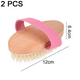 thumbnail image 2 of Cepillo corporal con cepillo seco, cerdas naturales suaves y firmes, cepillo exfoliante corporal, cepillo corporal con cepillo seco para masajes, 2 of 5