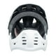 thumbnail image 3 of Casco Integral Bici Cross Rejilla Desmontable Blanco Negro, 3 of 8