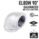 thumbnail image 5 of Codo galvanizado Mueller Streamline 90°, 2.5 pulgadas, 5 of 6
