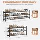 thumbnail image 2 of Zapatero extensible de metal STORAGE MANIAC para 18 pares, 3 niveles, 2 of 7