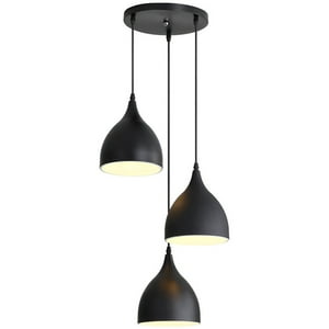 Genérico - Lampara Colgante Triple Diseño Gota Hogar Comedor Lau