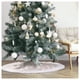 thumbnail image 4 of Faldón Pie De Árbol Navidad 122 cm Blanco con Brillos, 4 of 6
