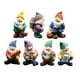 thumbnail image 3 of Paquete De 7 Gnomos De Resina Para Exteriores, Decoración De Jardines De Hadas, Micro Paisaje, 3 of 3