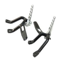 Magideal - 2 Piezas De Clavijas De Pie Traseras Para Motocicleta, Conjunto De Pedal Trasero De Motocicleta, Piezas De Reparación Que Reemplazan El Reposapiés De