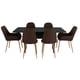 thumbnail image 1 of Comedor 4 Sillas Wengue - Café Oscuro, 1 of 8