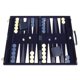 thumbnail image 1 of Set de Backgammon Middleton Games Deluxe Azul 38 cm, 1 of 5