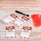 thumbnail image 5 of Etiquetas de bloqueo YHNTGB 50 uds con bridas 14 × 7,6 cm, 5 of 7