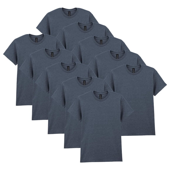 Camiseta Gildan Heavy Cotton G5000 para hombre, paquete de 10 unidades, talla S