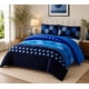 thumbnail image 2 of Cubrecama de Invierno Plush con Chiporro King Color Azul con Circulos TFYH03, 2 of 3