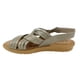thumbnail image 4 of Sandalia Exs Confort Tiras Cuero Verde Olivo, 4 of 6