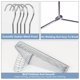 thumbnail image 3 of Perchas para ropa Amber Home de acero inoxidable de alta resistencia, 10 unidades, 3 of 7