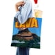thumbnail image 4 of Lava Bolso de tela con estampado de lienzo para mujer, bolsa de compras reutilizable y estética, con cremallera interior, regalo para mujer, 35 × 40 cm., 4 of 6