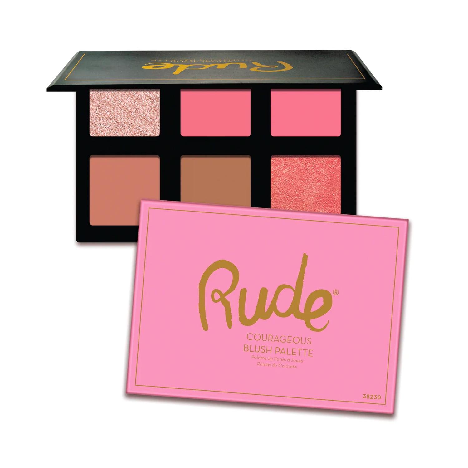 Rude Cosmetics - Paleta Blush/ Rubor Valiente