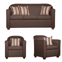 Ruzam Mobel - Juego De Living 3-1-1 Zafiro Café