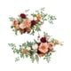 thumbnail image 4 of 2 Piezas De Respaldo De Silla De Boda, Flores, Arreglo Floral De Boda Para Fiesta Navideña, 4 of 5