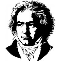 Rienda Libre Graphics - Decomural Beethoven Classical Music Ws-15451