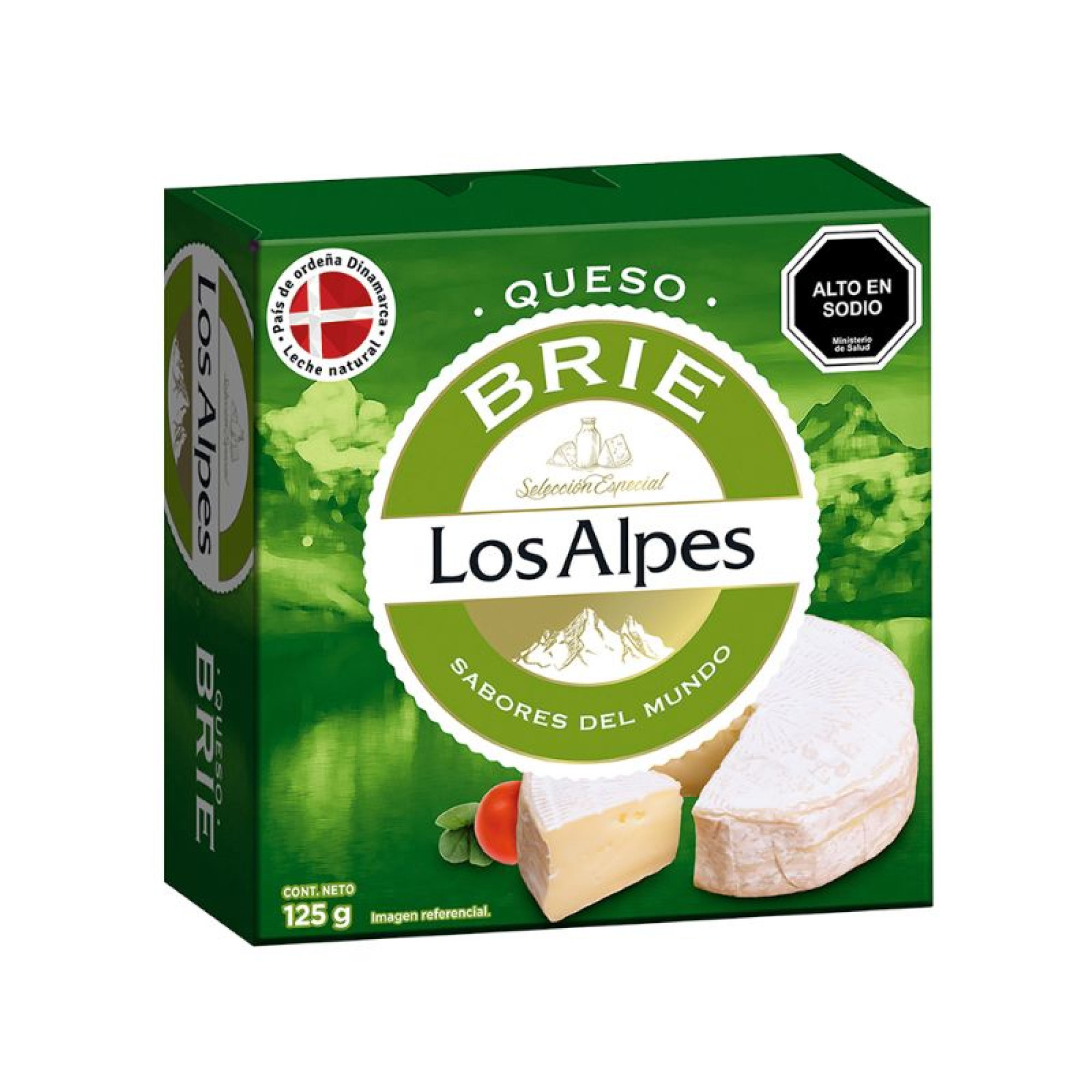 Queso Brie Entero 125 g Los Alpes
