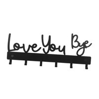 Magideal - Organizador De Llaves Ganchos Metálicos Decorativos Estante Para Pared Hierro Forjado Instalación Práctica Resistente Adecuado Para Recibidor Oficina Estilo A