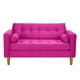 thumbnail image 1 of Sofa Retro 2c Felpa 04 Fucsia, 1 of 6