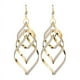 thumbnail image 1 of Metal Layered Swirling Geometric Earrings Personality Fashion Long Pendant Hook Earrings Elegant Ear Piercing Jewelry, 1 of 5