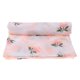 thumbnail image 4 of Suave manta envoltura de bebé de muselina recién nacido toalla de algodón swaddle rosa, 4 of 5