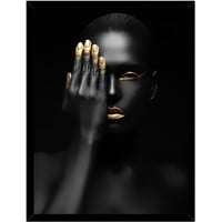 Genérico - Cuadro Decorativo Mujer Artistico 5 Medidas 30X40 Cm