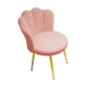 thumbnail image 3 of Silla De Tocador, Silla Auxiliar Moderna Y Suave Con Patas De Metal Para Cafetería, Salón, Dormitorio, Color Rosa, 3 of 5