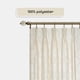 thumbnail image 3 of Cortinas de ventana ACHIM Windsor Pinch Pleat, 34 x 84 pulgadas, color marfil, 3 of 6