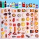 thumbnail image 2 of Pequeños juguetes para botellas de comida y bebida, 80 piezas, para casa de muñecas y cocina, 2 of 3