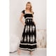 thumbnail image 2 of Maxi Vestido Largo Verano Mujer Estampado Casual Sin Mangas 3380, 2 of 3