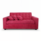 thumbnail image 3 of SOFA LATINA 3 CUERPOS FELPA ROJO, 3 of 4