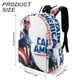 thumbnail image 3 of Capitán América 4-theme Backpack, Campus style schoolbag Bookbag with Adjustable Shoulder Straps And Large Zip Compartment, Unisex Travel Bags.42x30x15cm, 3 of 6