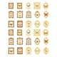 thumbnail image 4 of 30 Uds Pegatinas De Estilo Vintage Decoración DIY Impermeable Para Hacer Tarjetas Estilo A, 4 of 5