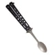 thumbnail image 4 of Tenedor De Mariposa, Cuchara De Camping, Cuchara De Mariposa De Metal Para Barbacoa, Senderismo, Cocina, 4 of 5