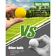 thumbnail image 4 of Pelotas de práctica de golf HHLZM, paquete de 24, espuma suave de PU y caucho, 4 of 7