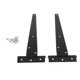 thumbnail image 5 of 1 par de alta resistencia t bisagra gabinete puerta puerta tinge bisagra negro 12 pulgadas, 5 of 5