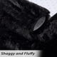 thumbnail image 5 of Alfombra CAROMIO Shag Fluffy, moderna, de felpa para interiores, 240 x 300 cm, color negro, 5 of 7