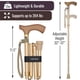 thumbnail image 4 of Bastones de caminar plegables ajustables de 81 a 94 cm, 4 of 8