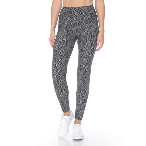 Leggings de Punto con Estampados Múltiples, Forro y Banda Estilo Yoga, con Cintura Alta - Multicolor