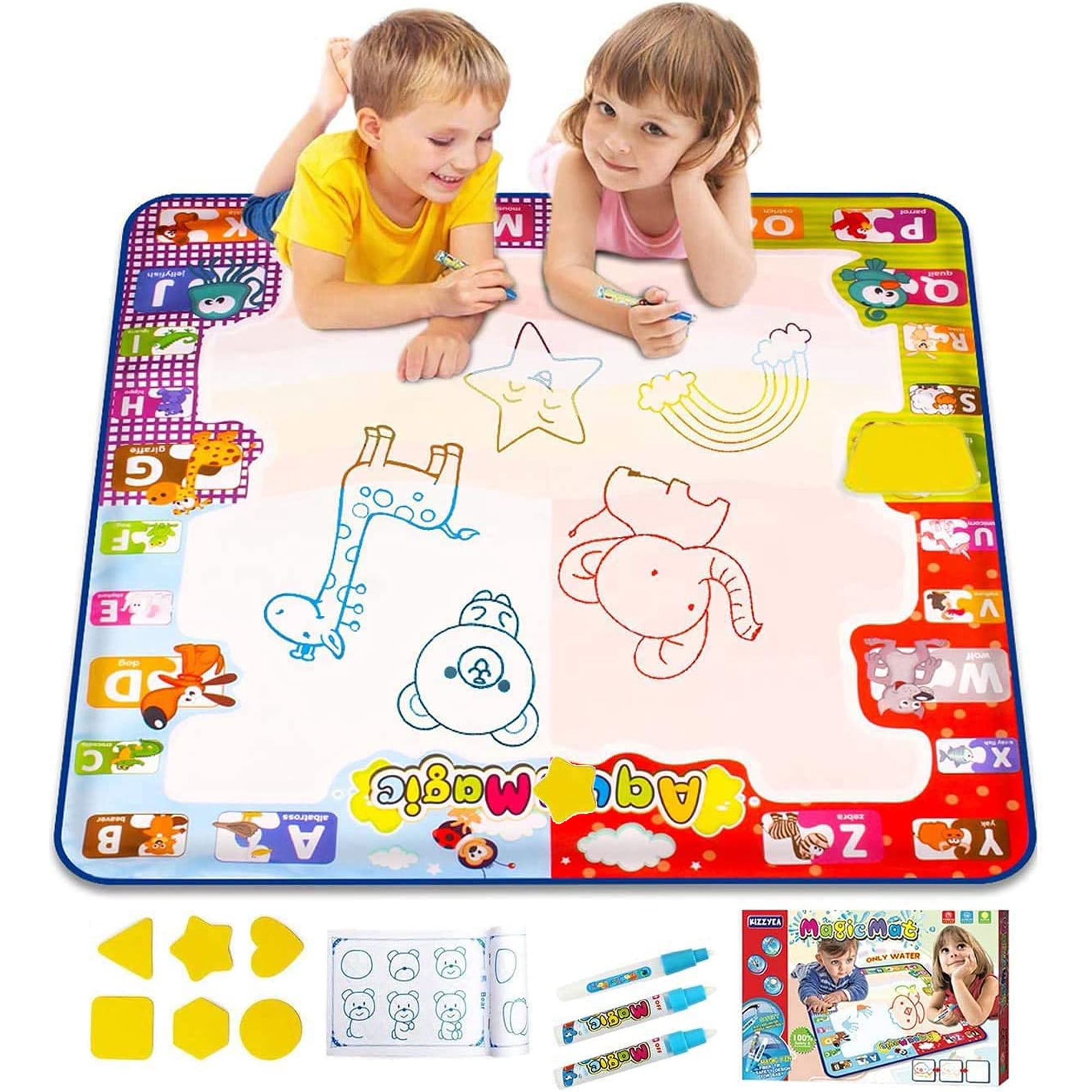 Alfombrilla Kizzyea Educational Aqua Doodle De 2 A 5 Años