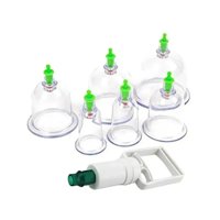 Genérico - Kit 6 Ventosas China Anti Celulitis Dolor Masajeador Estético