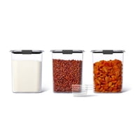 Contenedores De Almacenamiento De Alimentos Rubbermaid Brilliance 3 X 400 Ml