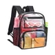 thumbnail image 1 of Mochila transparente MAY TREE Stadium Approved 12x10x5 cm negra, 1 of 6