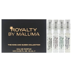 Royalty By Maluma - La Colección King And Queen De Para Unisex: Set De Regalo Ónyx Para Él Edp Spray, Granate Para Él Edp Spray, Jade Para Ella Edp Spray, Amatista Para Ella Edp Spray